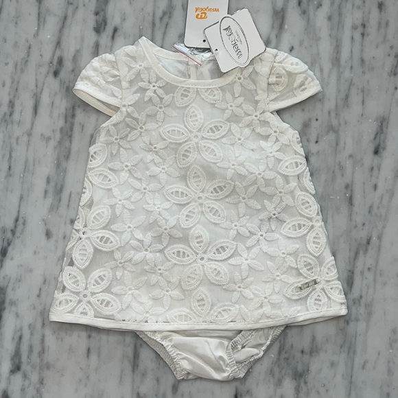 Mayoral Dresses New Mayoral White Organdy Embroidered Baby Girl